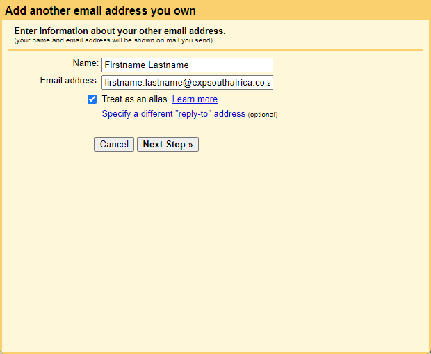 Cómo configurar su correo electrónico eXp para utilizarlo con Gmail.com  (sólo agentes internacionales) (How to Set Up your eXp Email for use with  Gmail.com (International Agents Only) - Spanish